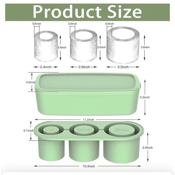 Ice tray for Stanley Cups high quality silicone BPA free dishwasher safe NIB 40 - Picture 8 of 12